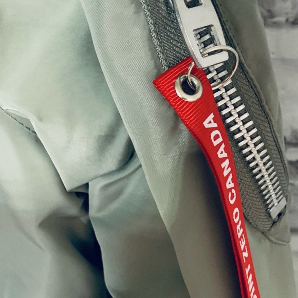 COPY for a unisex listing. Point Zero lined bomber, worn once. - Picture 2 of 5